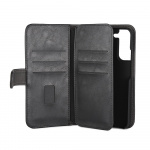 Mobile Case Black 7 Card Slot Samsung S22+ 2in1 Magnetic Cover 