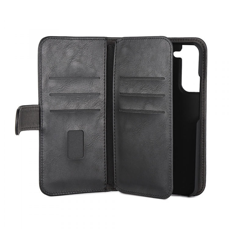 Mobile Case Black 7 Card Slot Samsung S22+ 2in1 Magnetic Cover 