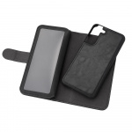 Mobile Case Black 7 Card Slot Samsung S22+ 2in1 Magnetic Cover 