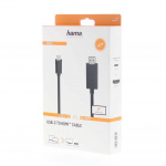 Cable USB-C - HDMI Ultra-HD 4K 1.5m Black Cable USB-C - HDMI Ultra-HD 4K 1.5m Black