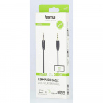 Hama Audio 3,5 mm-3,5 mm vergulde, ultradunne kabel 0,5 m Hama Audio 3,5 mm-3,5 mm vergulde, ultradunne kabel 0,5 m