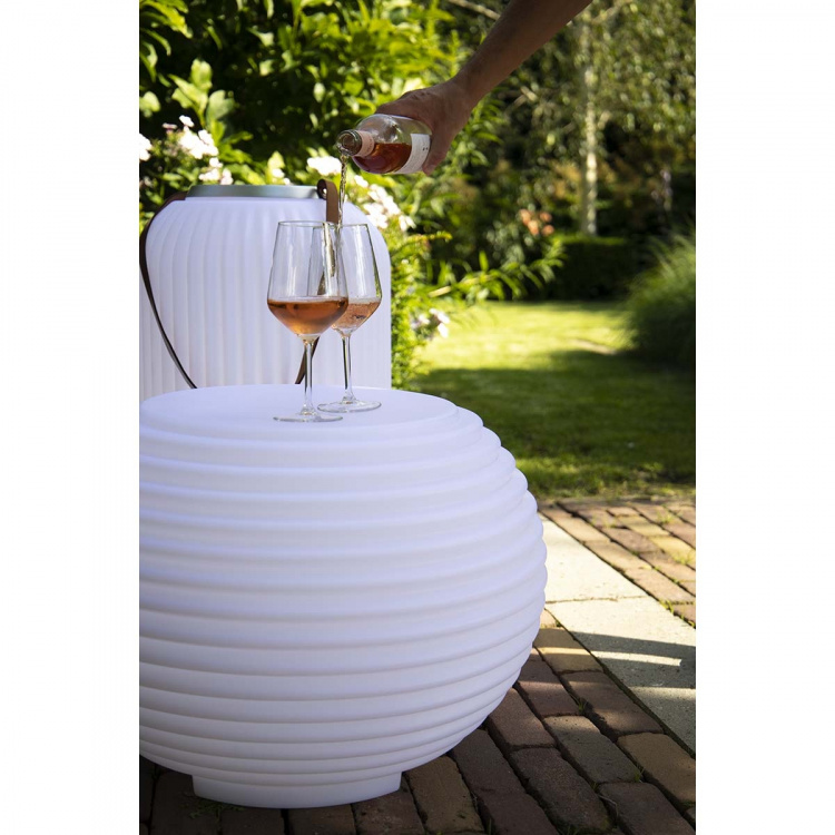 Nikki.Amsterdam The.Pouf - Multicolor poef/bijzettafel & Bluetooth Speaker