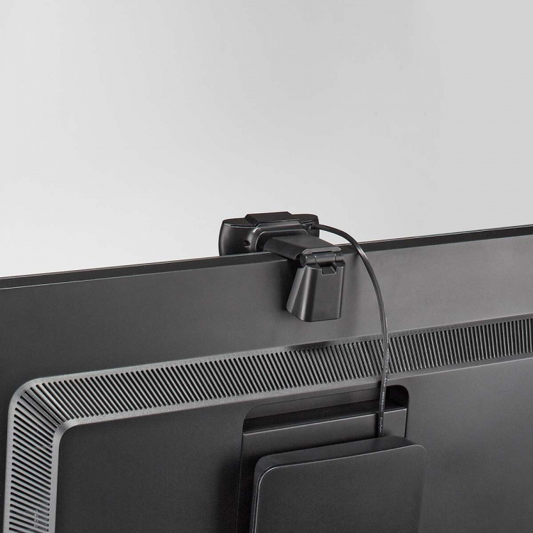 Nedis Webcam | Full HD@30fps | Vaste Scherpstelling | Ingebouwde Microfoon | Zwart