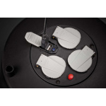 brennenstuhl Vario Line 4-voudige kabelhaspel voor huishoudelijk gebruik 10 m kabel H05VV-F 3G1.5 IP20