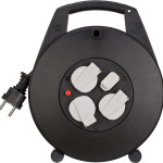brennenstuhl Vario Line 4-voudige kabelhaspel voor huishoudelijk gebruik 10 m kabel H05VV-F 3G1.5 IP20