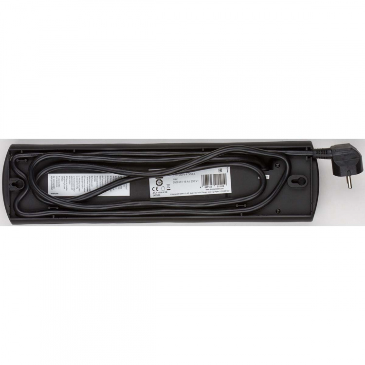 brennenstuhl Stekkerdoos Primera-Line 10-voudig 2.00 m Zwart - Geaard TYPE E brennenstuhl Stekkerdoos Primera-Line 10-voudig 2.00 m Zwart - Geaard TYPE E