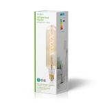 Nedis LED-Filamentlamp E27 | T65 | 8.5 W | 600 lm | 2000 K | Dimbaar | Met Gouden Afwerking | Retrostijl | 1 Stuks