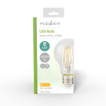 Nedis LED-Filamentlamp E27 | A60 | 8 W | 1055 lm | 2700 K | Warm Wit | Retrostijl | 1 Stuks