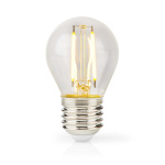 Nedis LED-Filamentlamp E27 | G45 | 4.5 W | 470 lm | 2700 K | Dimbaar | Warm Wit | Retrostijl | 1 Stuks