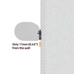 Nedis Soundbar Beugel | Geschikt voor: Sonos® Arc™ | Wand | 10 kg | Vast | ABS / Staal | Zwart