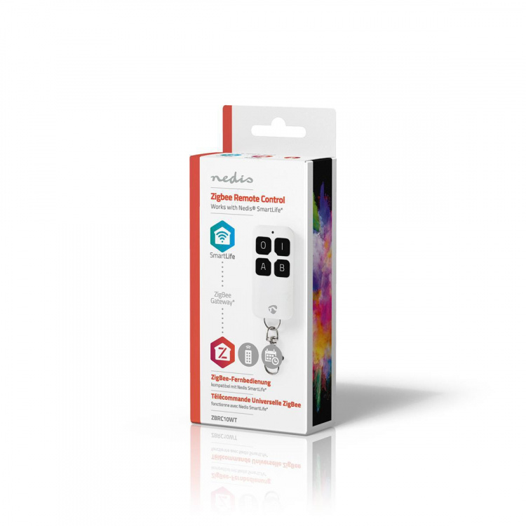 Nedis SmartLife Afstandsbediening | Zigbee 3.0 | Aantal knoppen: 4 | Android™ / IOS | Wit