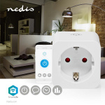 Nedis SmartLife Slimme Stekker | IP21 | Energiemeter | 3680 W | Type F (CEE 7/3) | 0 - 55 °C | Android™ / IOS | Wit | 1 Stuks Nedis SmartLife Slimme Stekker | IP21 | Energiemeter | 3680 W | Type F (CEE 7/3) | 0 - 55 °C | Android™ / IOS | Wit | 1 Stuks