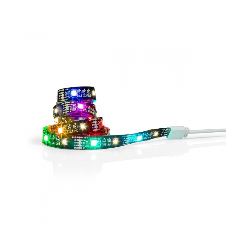 Nedis SmartLife LED Strip | RGB / Warm Wit | SMD | 2.00 m | IP20 | 2700 K | 380 lm | Android™ / IOS Nedis SmartLife LED Strip | RGB / Warm Wit | SMD | 2.00 m | IP20 | 2700 K | 380 lm | Android™ / IOS