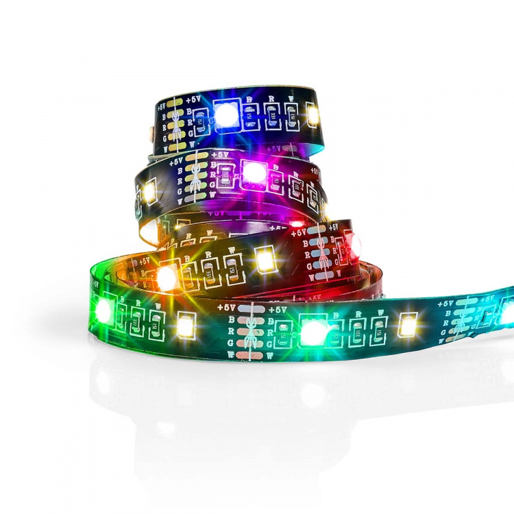 Nedis SmartLife LED Strip | RGB / Warm Wit | SMD | 2.00 m | IP20 | 2700 K | 380 lm | Android™ / IOS Nedis SmartLife LED Strip | RGB / Warm Wit | SMD | 2.00 m | IP20 | 2700 K | 380 lm | Android™ / IOS