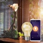 Nedis SmartLife LED Filamentlamp | E27 | 360 lm | 4.90 W | Warm tot Koel Wit | 1800 - 6500 K | Glas | Android™ / IOS | Peer | 1 Stuks