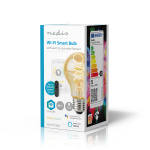 Nedis SmartLife LED Filamentlamp | E27 | 360 lm | 4.90 W | Warm tot Koel Wit | 1800 - 6500 K | Glas | Android™ / IOS | Peer | 1 Stuks