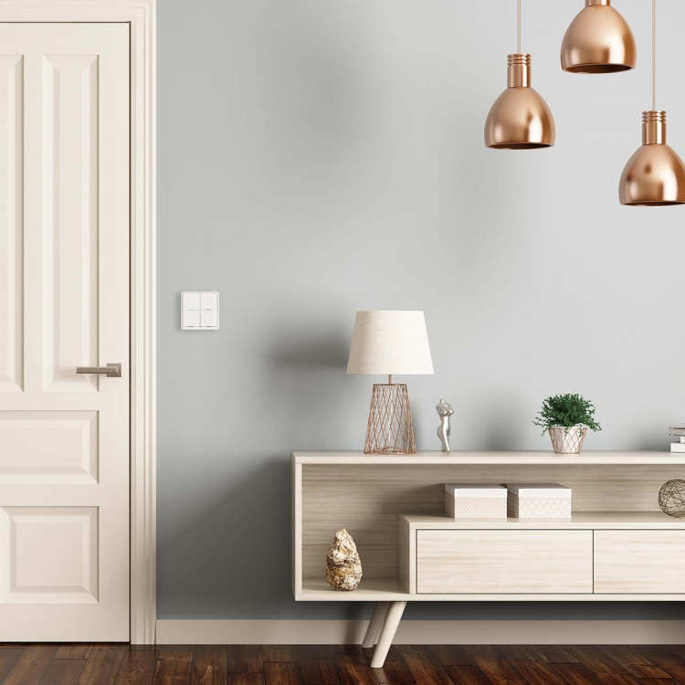 Nedis SmartLife Wandschakelaar | Muurmontage | Android™ / IOS | Kunststof | Wit Nedis SmartLife Wandschakelaar | Muurmontage | Android™ / IOS | Kunststof | Wit