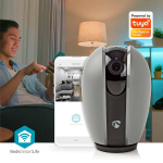 Nedis SmartLife Camera voor Binnen | Full HD 1080p | Pan tilt | Cloud Opslag (optioneel) / microSD (niet inbegrepen) | Met bewegingssensor | Nachtzicht | Donkergrijs / Wit Nedis SmartLife Camera voor Binnen | Full HD 1080p | Pan tilt | Cloud Opslag (optioneel) / microSD (niet inbegrepen) | Met bewegingssensor | Nachtzicht | Donkergrijs / Wit