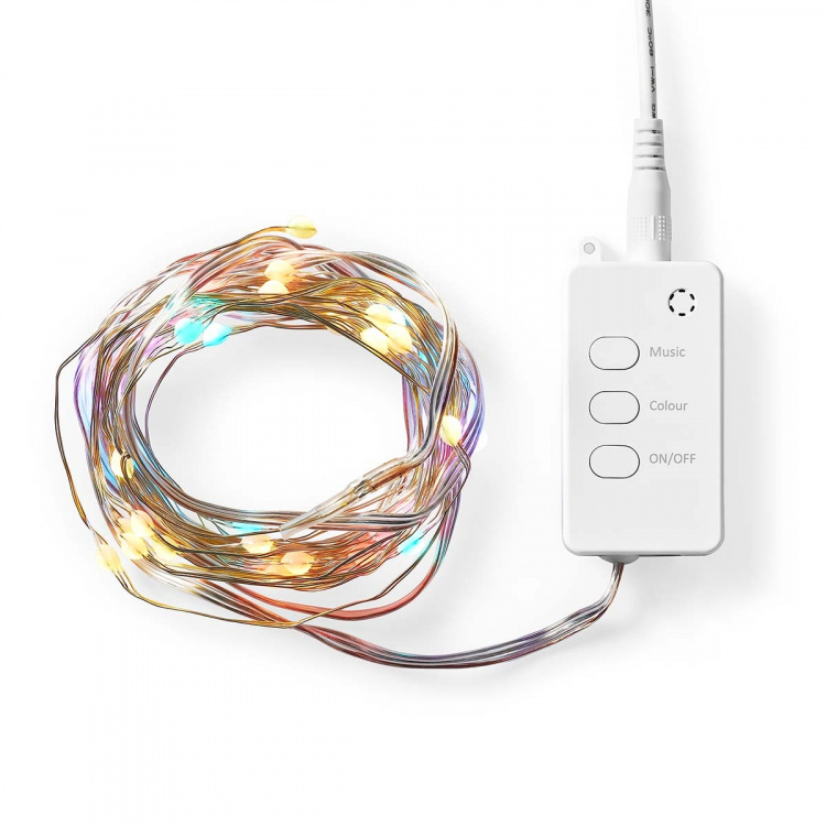Nedis SmartLife LED Strip | Meerkleurig | SMD | 5.00 m | IP20 | 2700 - 6500 K | 400 lm | Android™ / IOS