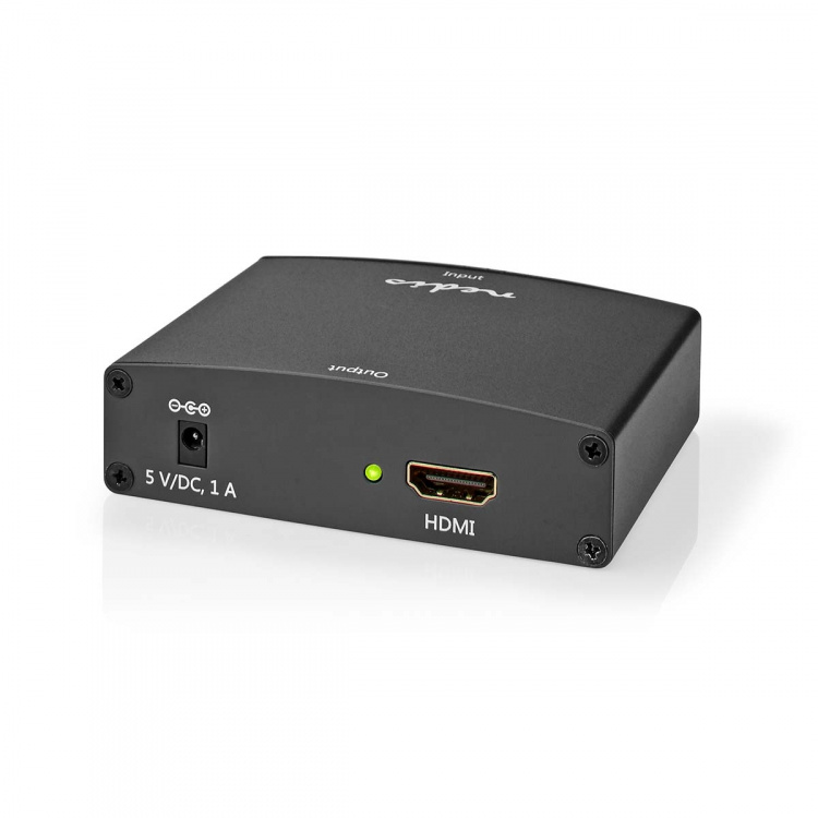 Nedis HDMI™-Converter | VGA Female / 2x RCA Male | 1x HDMI™ Output | 1-weg | 1080p | 1.65 Gbps | Aluminium | Antraciet