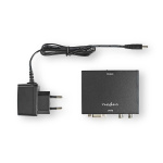 Nedis HDMI™-Converter | VGA Female / 2x RCA Male | 1x HDMI™ Output | 1-weg | 1080p | 1.65 Gbps | Aluminium | Antraciet