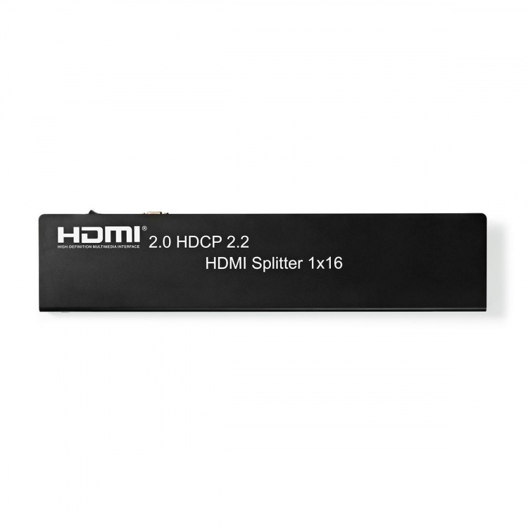 Nedis HDMI™-Splitter | 16 poort(en) | USB-A Female / 16x HDMI™ Output | 4K@60Hz | 18 Gbps | Metaal | Antraciet Nedis HDMI™-Splitter | 16 poort(en) | USB-A Female / 16x HDMI™ Output | 4K@60Hz | 18 Gbps | Metaal | Antraciet