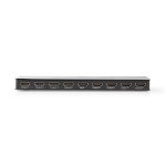 Nedis HDMI™-Splitter | 8-Poorts poort(en) | 8x HDMI™ Output | 4K@60Hz | 18 Gbps | Metaal | Antraciet Nedis HDMI™-Splitter | 8-Poorts poort(en) | 8x HDMI™ Output | 4K@60Hz | 18 Gbps | Metaal | Antraciet