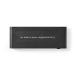 Nedis HDMI™-Switch | 3 poort(en) | 3x HDMI™ Input | 1x HDMI™ Output | 4K@60Hz | 18 Gbps | Afstandbestuurbaar | Metaal | Antraciet