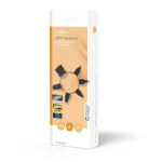 Nedis HDMI™-Adapter | DisplayPort Male / DVI-D 24+1-Pins Male / HDMI™ Micro-Connector / HDMI™ Mini-Connector / Mini-DisplayPort Male / USB-C™ Male | HDMI™ Output | Verguld | Recht | PVC | Zwart | 1 Stuks | Doos