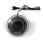 Nedis Hakmolen | 500 W | 1 l | Glas | 1-Snelheid | Zilver / Zwart