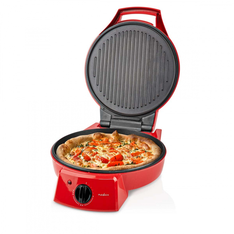 Nedis Pizzamaker en Grill | 30 cm | Regelbare temperatuur | 1800 W Nedis Pizzamaker en Grill | 30 cm | Regelbare temperatuur | 1800 W