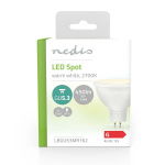 Nedis LED-Lamp GU5.3 | Spot | 5.8 W | 450 lm | 2700 K | Warm Wit | Doorzichtig | Aantal lampen in verpakking: 1 Stuks