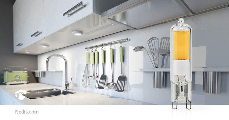 Nedis LED-lamp G9 | 2 W | 200 lm | 2700 K | Warm Wit | Aantal lampen in verpakking: 1 Stuks Nedis LED-lamp G9 | 2 W | 200 lm | 2700 K | Warm Wit | Aantal lampen in verpakking: 1 Stuks