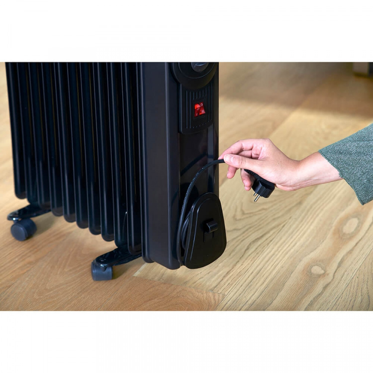 Oil Heater 2000W Black