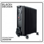 Oil Heater 2000W Black