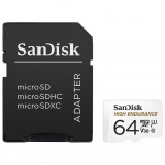 SANDISK Minneskort MicroSDHC 64GB High Endurance med adap SANDISK Minneskort MicroSDHC 64GB High Endurance med adap