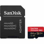 MicroSDXC Extreme Pro 64GB 200MB/s A2 C10 V30 UHS-I
