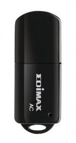 Edimax Draadloze USB-Adapter AC600 2.4/5 GHz (Dual Band) Zwart