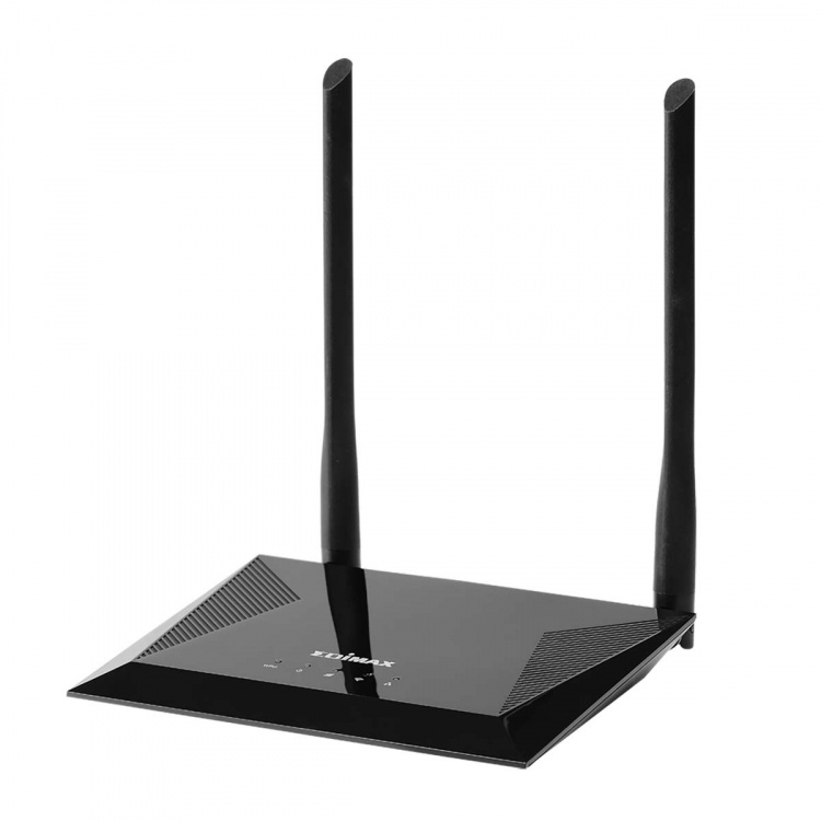 Edimax 4-in-1 N300 Wi-Fi Router, Access Point, Range Extender, Wi-Fi Bridge & WISP Zwart