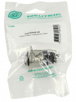 Neutrik HDMI 1.3 feedthrough adapter met D-form behuizing