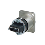 Neutrik HDMI 1.3 feedthrough adapter met D-form behuizing