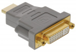 Bandridge High Speed HDMI Adapter HDMI-Connector - DVI-D 24+1-Pins Female Grijs