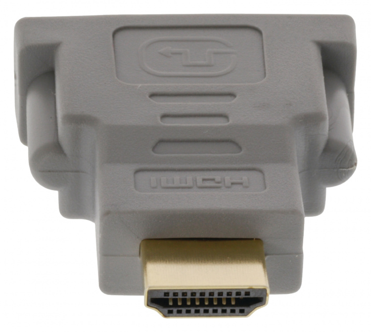 Bandridge High Speed HDMI Adapter HDMI-Connector - DVI-D 24+1-Pins Female Grijs