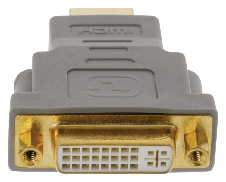 Bandridge High Speed HDMI Adapter HDMI-Connector - DVI-D 24+1-Pins Female Grijs
