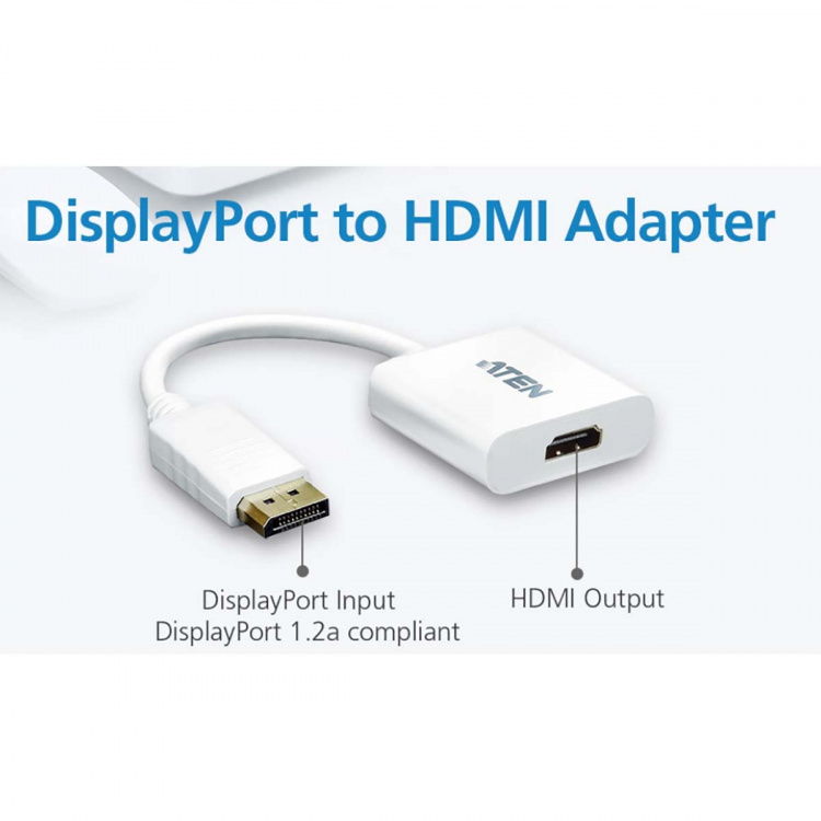 aten DisplayPort naar HDMI-adapter