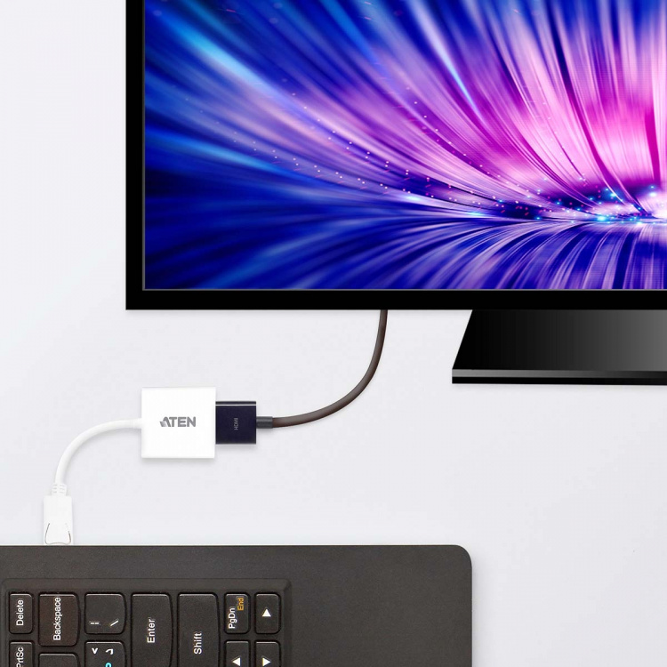 aten DisplayPort naar HDMI-adapter