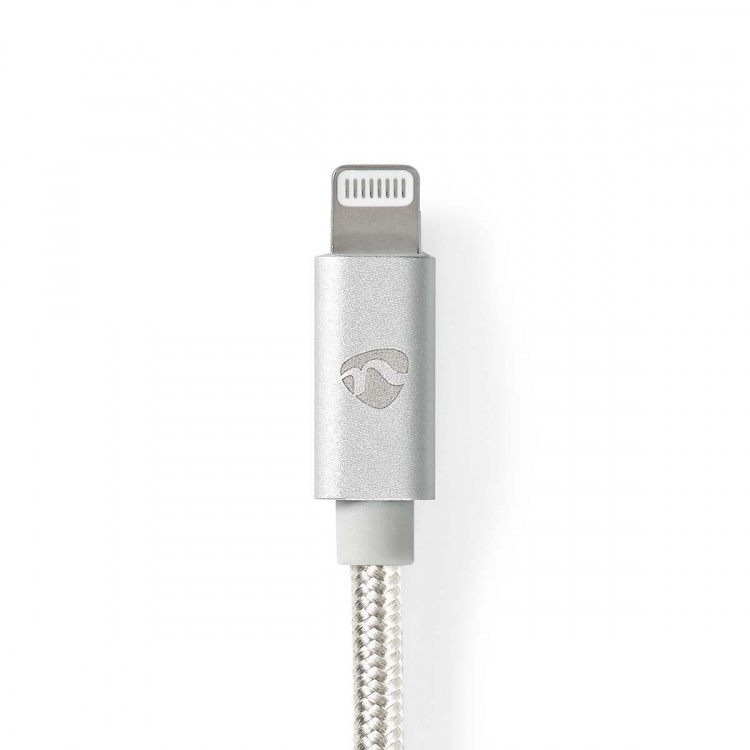 Nedis Lightning Kabel | USB 2.0 | Apple Lightning 8-Pins | USB-A Male | 480 Mbps | Verguld | 1.00 m | Rond | Gevlochten / Nylon | Aluminium | Cover Window Box