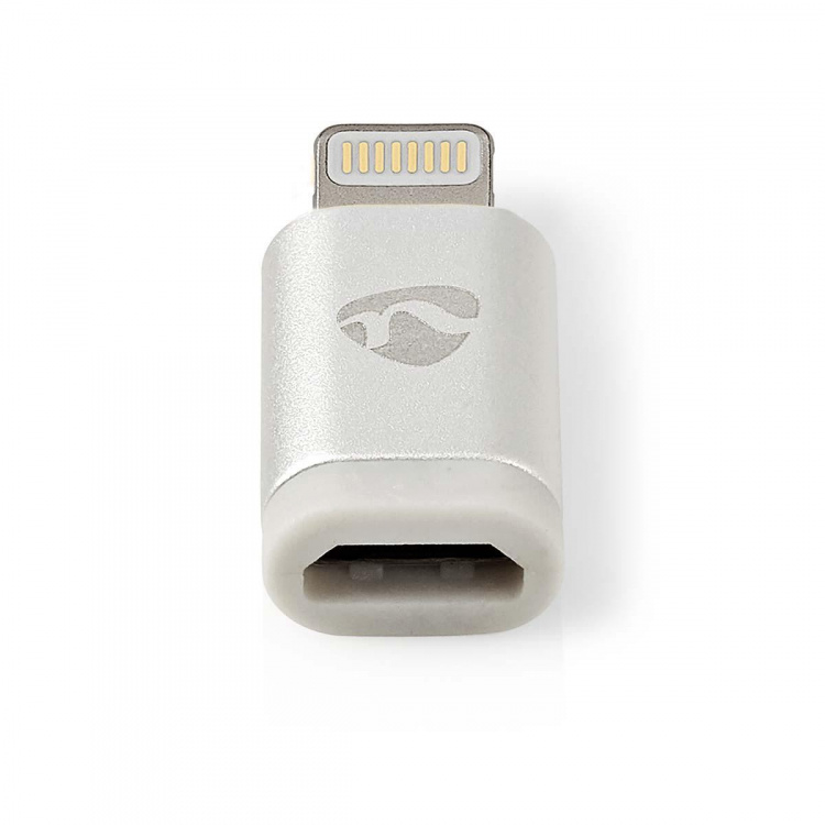 Nedis Lightning-Adapter | Apple Lightning 8-Pins | USB Micro-B Female | Verguld | Rond | Aluminium | Cover Window Box Nedis Lightning-Adapter | Apple Lightning 8-Pins | USB Micro-B Female | Verguld | Rond | Aluminium | Cover Window Box
