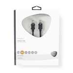 Nedis CAT5e Netwerkkabel | U/UTP | RJ45 Male | RJ45 Male | 15.0 m | Rond | LSZH | Antraciet | Window Box