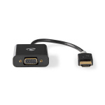 Nedis HDMI™-Adapter | HDMI™ Connector | USB Micro-B Female / VGA Female 15p / 3,5 mm Female | Verguld | Recht | PVC | Antraciet | 1 Stuks | Doos Nedis HDMI™-Adapter | HDMI™ Connector | USB Micro-B Female / VGA Female 15p / 3,5 mm Female | Verguld | Recht | PVC | Antraciet | 1 Stuks | Doos